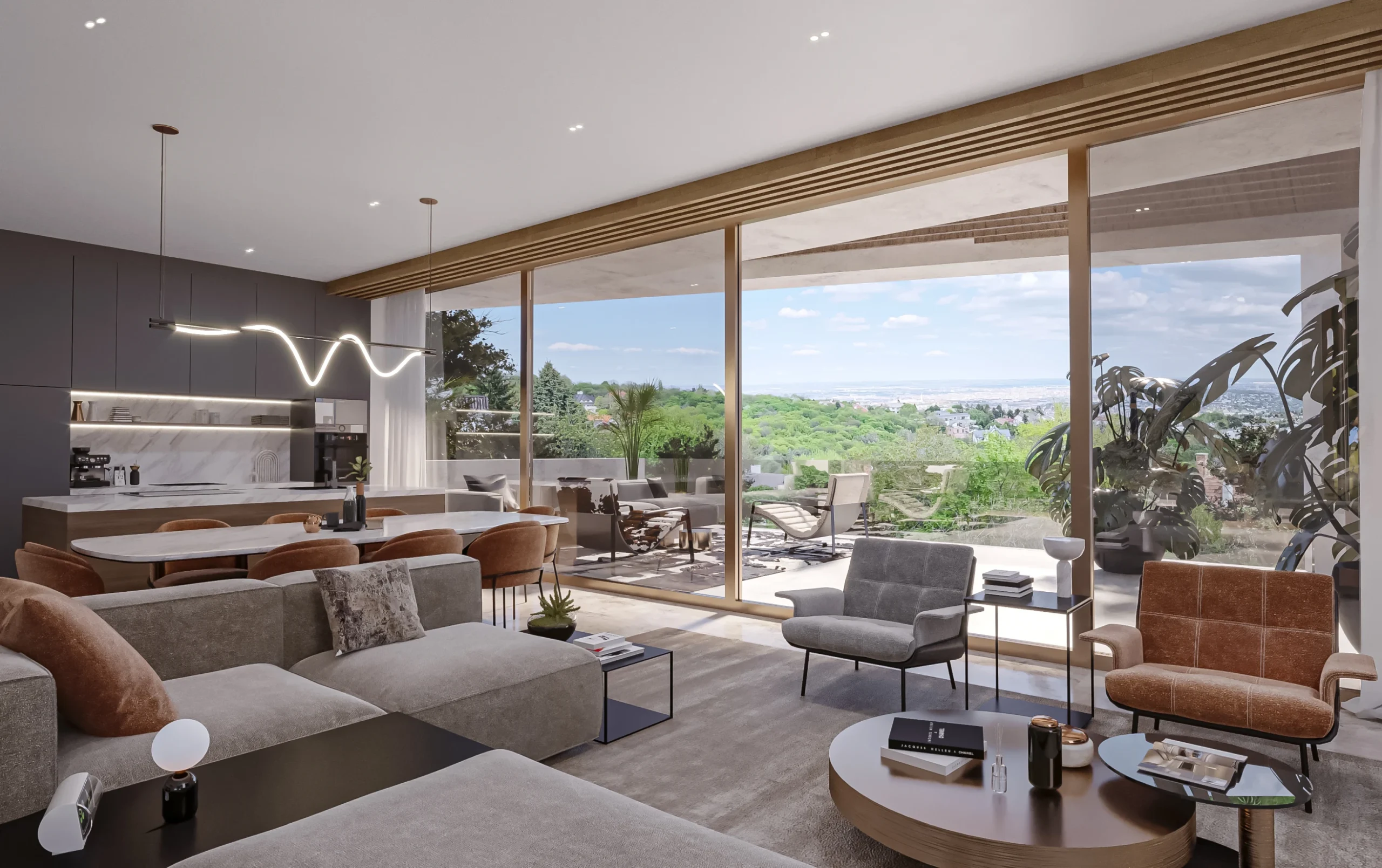 Panorámás családi ház a XII. kerületben