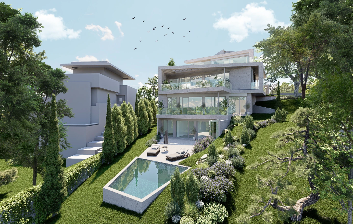 Panorámás családi ház a XII. kerületben