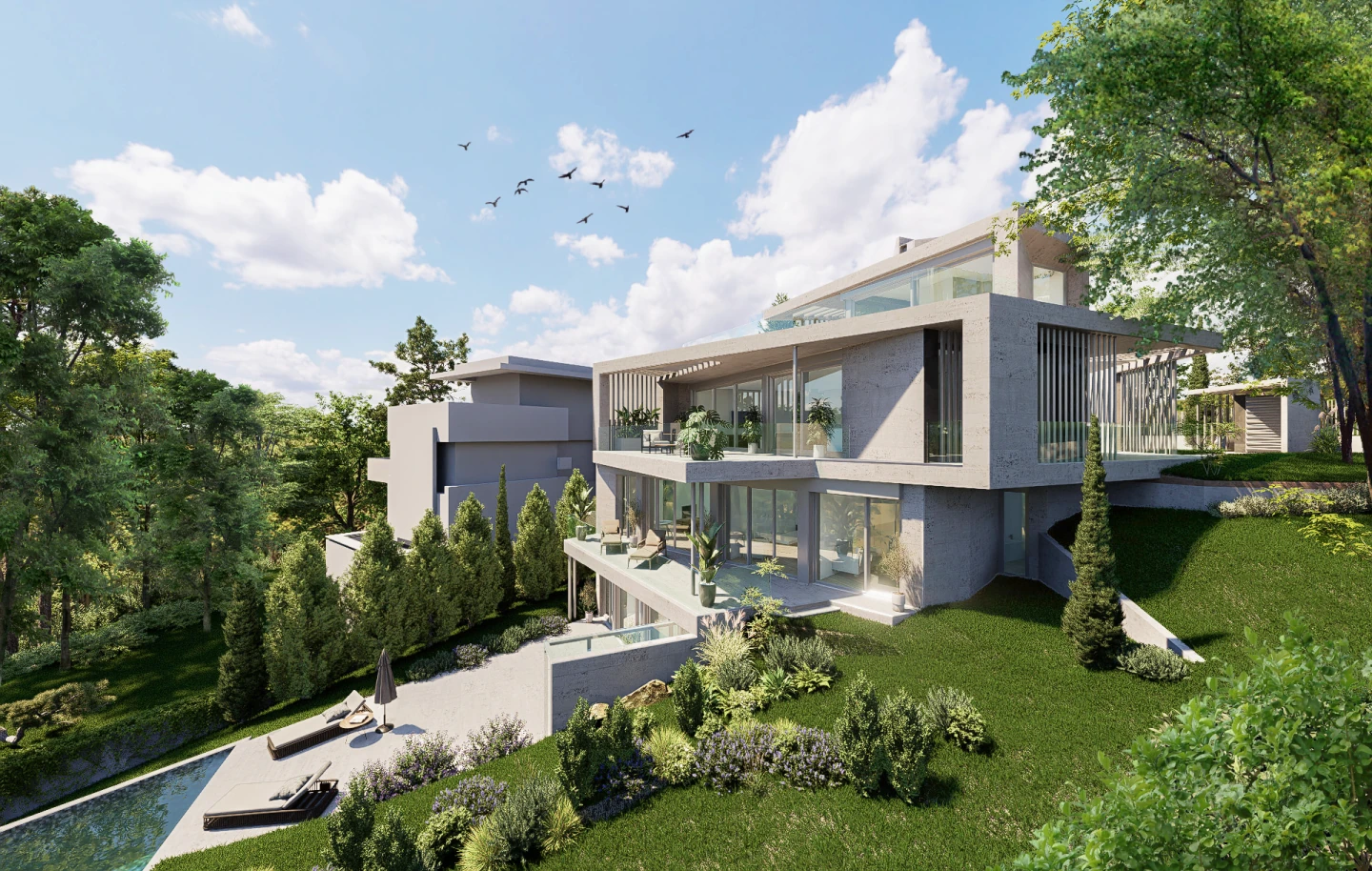 Panorámás családi ház a XII. kerületben