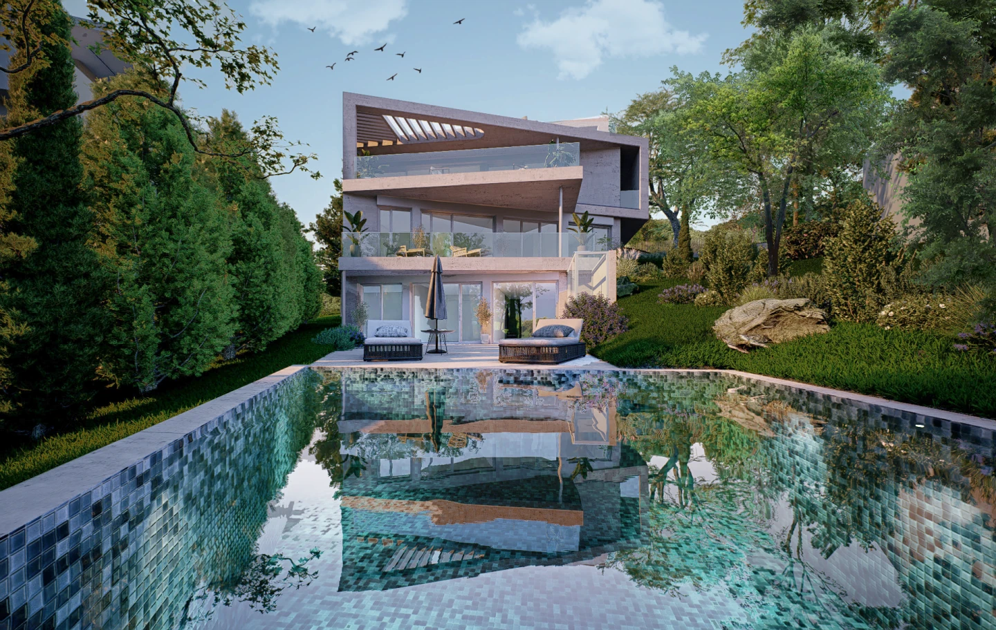 Panorámás családi ház a XII. kerületben